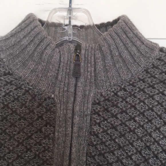 Men’s Joseph Abboud Zip Up Sweater Taupe XL - Picture 3 of 5